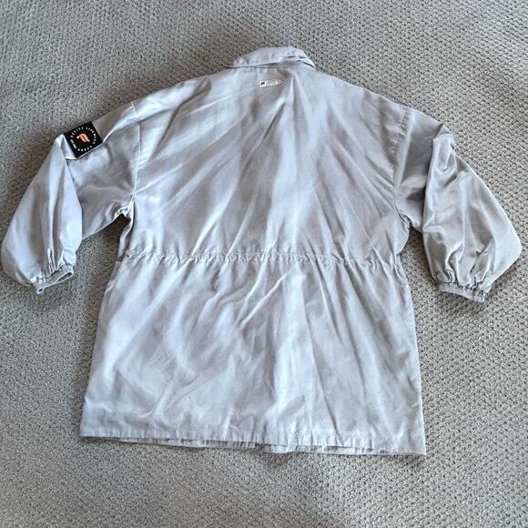 FABLETICS Lightweight Athletic Utility Parka Windbreaker Jacket Grey SIZE M NWT - Picture 4 of 11